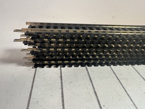 2-Vintage “Model Power” Ho Train Track 36” Straight Rail (8 pieces 9” ea) = 6' - Picture 6 of 12