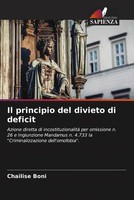 Chailise Boni | Il Principio Del Divieto Di Deficit | Taschenbuch | Italienisch