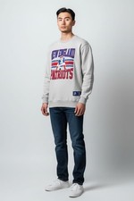New England Patriots Crewneck Sweatshirt NFL Logo  Pat Patriot  Men's Medium New