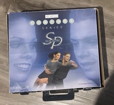 CCM SP 55 Comfort Series Figure Skates Size 10 Grey Black  White With Box