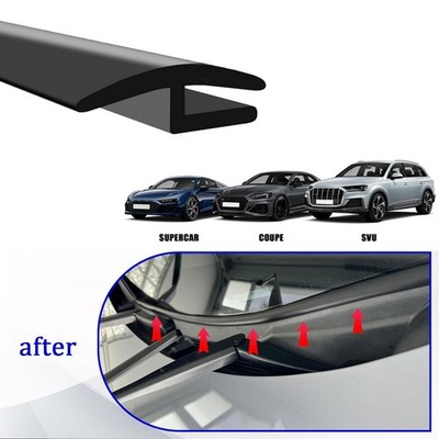 6ft for Audi Q3 Q4 Q5 Car Front Windshield Cowl Seal Strip Rubber Self Adhesive