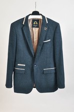 Vintage 00s Marc Darcy Glen Tweed Blazer Jacket