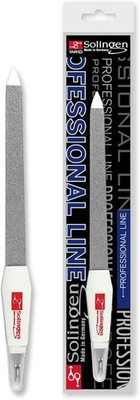 Sapphire Nail File & Cuticle Trimmer   Dual-Sided Professional Nail File for ...