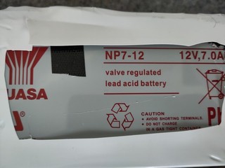 2 x YUASA NP7 12 Akku Blei PB 12 Volt 7000mAh mit 4 8mm Kontakten