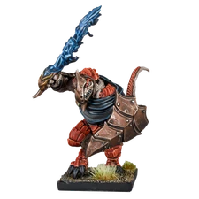 Salamander Battle Captain - Kings of War Mantic 28mm Lizardmen Seraphon DND YHP