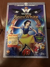 Snow White and the Seven Dwarfs Three-Disc Blu-ray/DVD Combo BD Live w/DV...