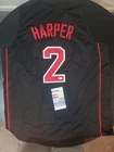 Dylan Harper Signed Custom Rutgers Red College Basketball Jersey JSA COA sz XL