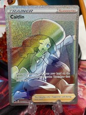 Pokémon TCG Caitlin Chilling Reign Holo Card Full Art Ultra Rare 213/198 NM