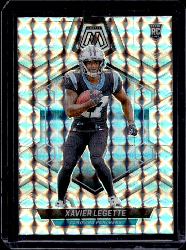2024 Mosaic Xavier Legette RC Mosaic Prizm Rookie RC #332 Panthers