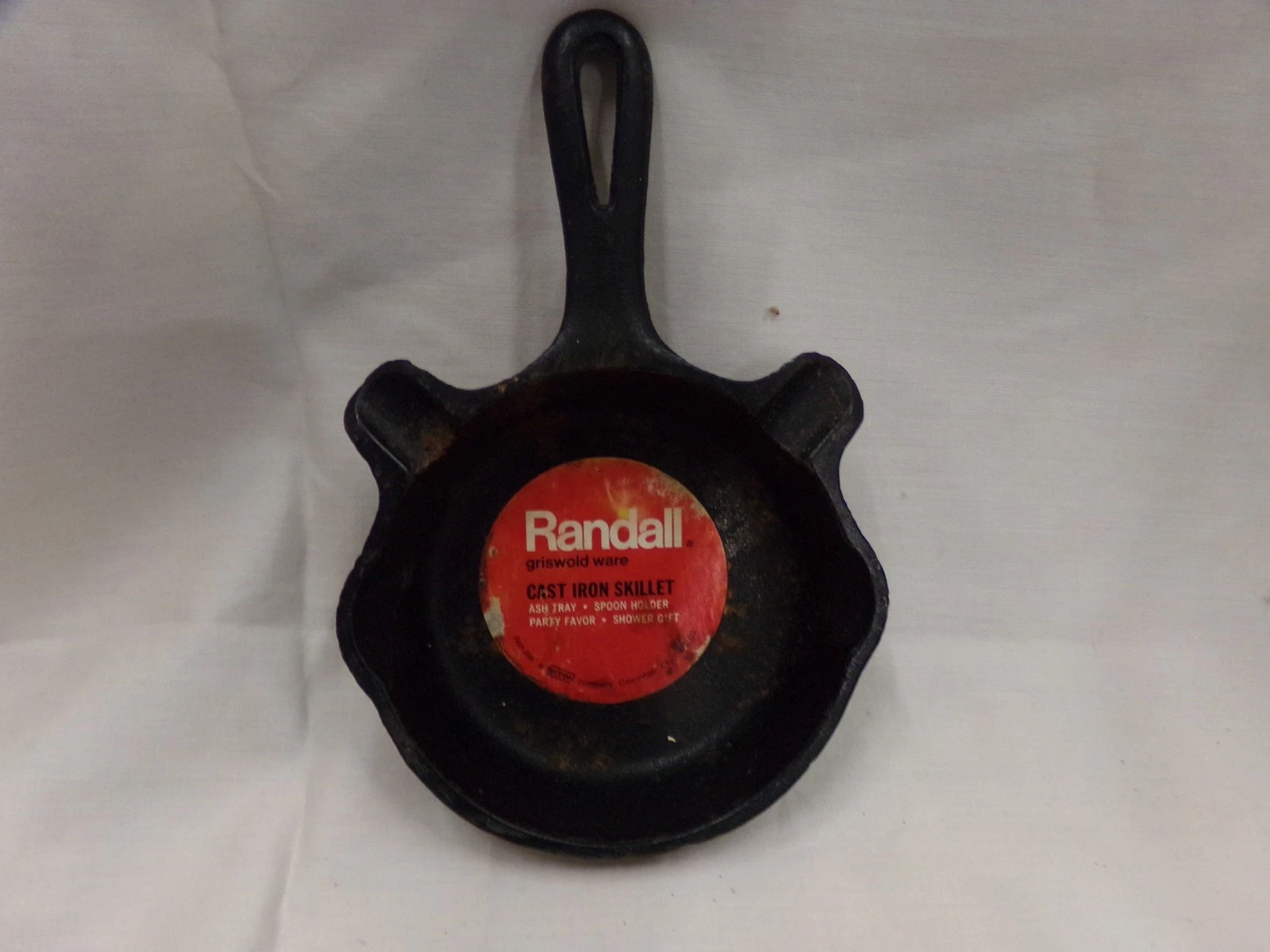 Vintage Cast Iron Griswold Skillet Ashtray or Spoon Rest Holder