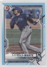 2021 Bowman Draft Sky Blue 140/499 Noelvi Marte #BD-147 0a9v