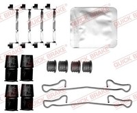 ZubehÖRsatz Scheibenbremsbelag Vorne Quick Brake 109 0167 FÜR Fiat ZubehÖR KIT