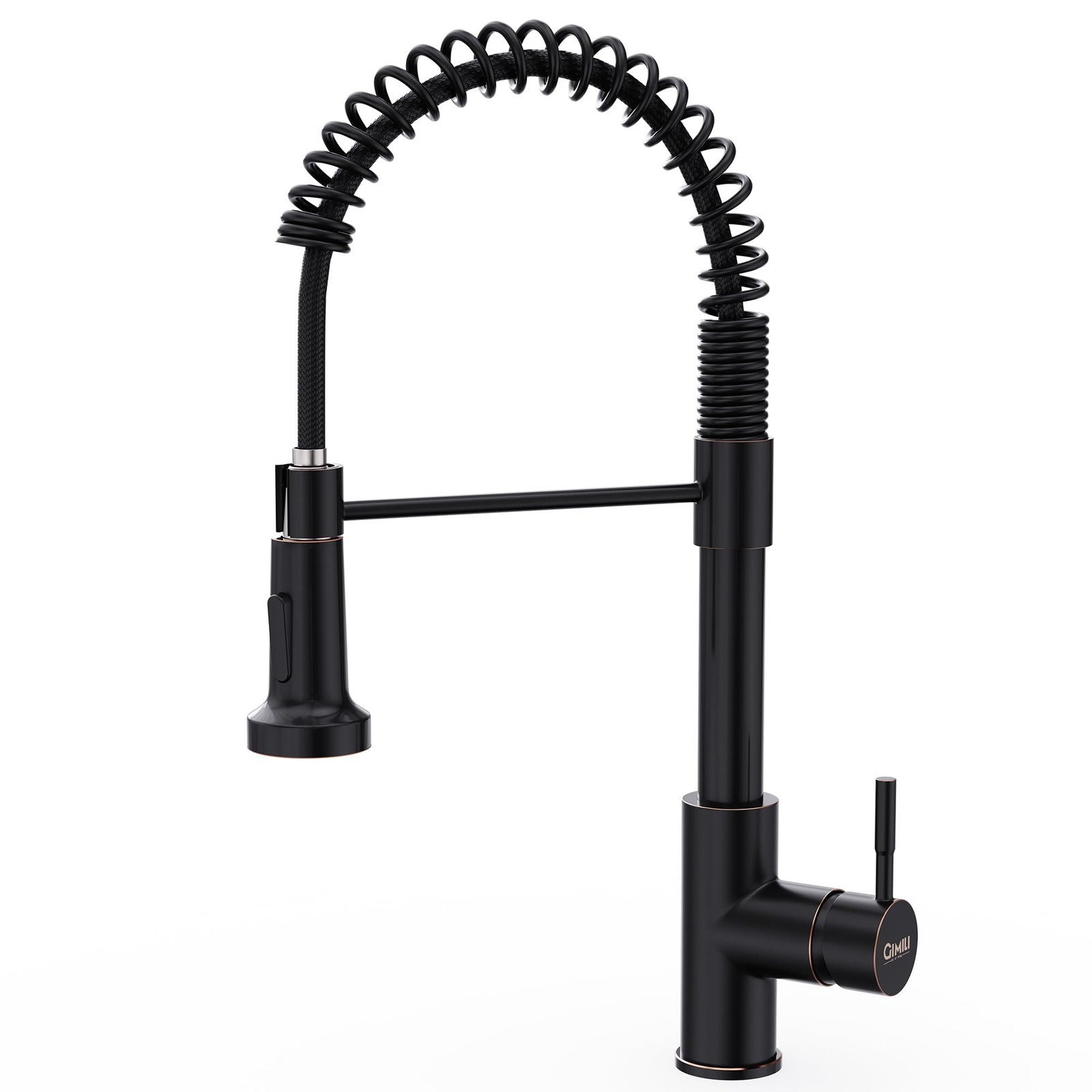 Oil Rubbed Bronze Kitchen Faucet with Pull Down Sprayer 1 Ho