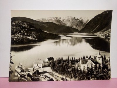 RPPC 3 different Norway Ulvik finnesloftet museum Vetlefjorden scenic road