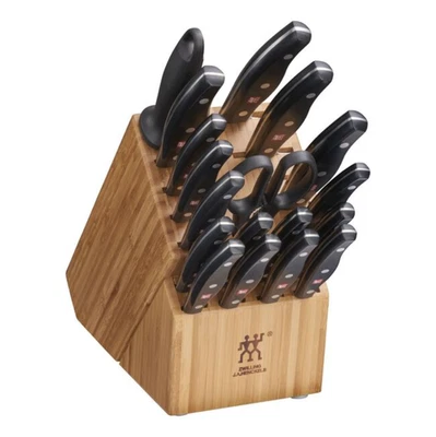 ZWILLING J.A. HENCKELS ZWILLING TWIN Signature 6-pc, 7-pc, 19-pc Knife Block Set, natural - FULL SIZE