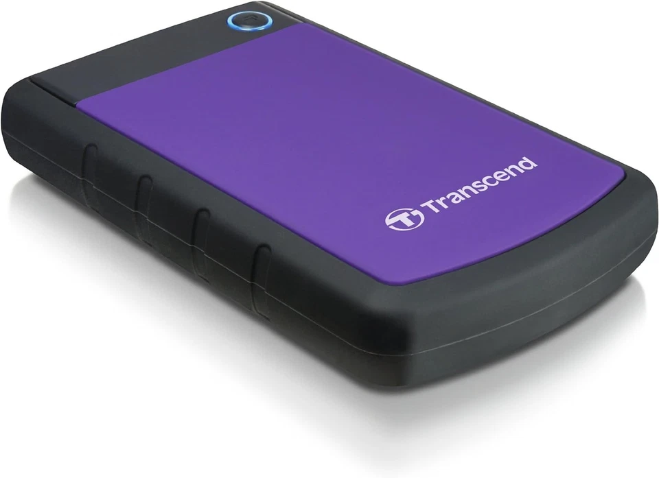 Transcend 4 TB Rugged Portable Hard Drive - Shock Resistant USB 3.1 Gen 1 StoreJ - Image 3 of 4