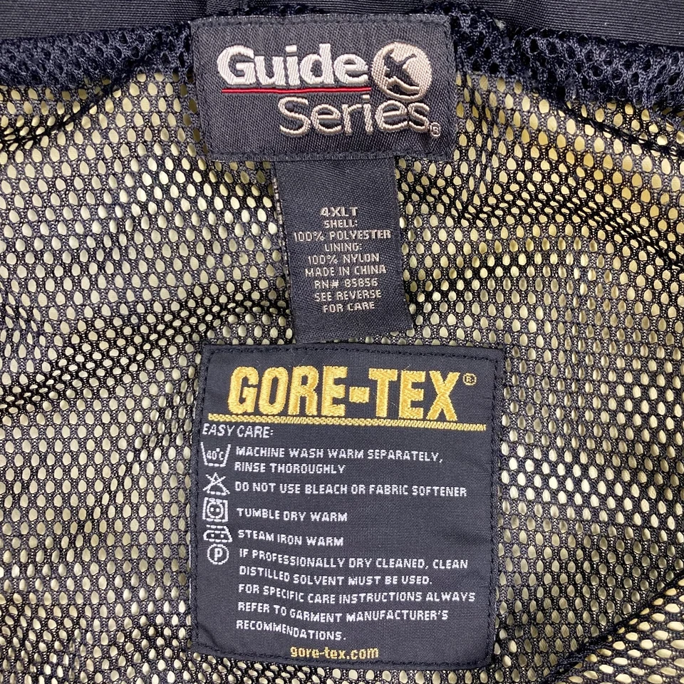 Gore-Tex Gander Mtn Guide Series Rain Gear Rain Jacket & Bib Overall 4XLT/4XL - Image 4 of 4