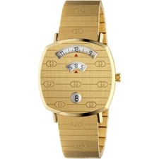 Gold Stainless Steel Dress Watch