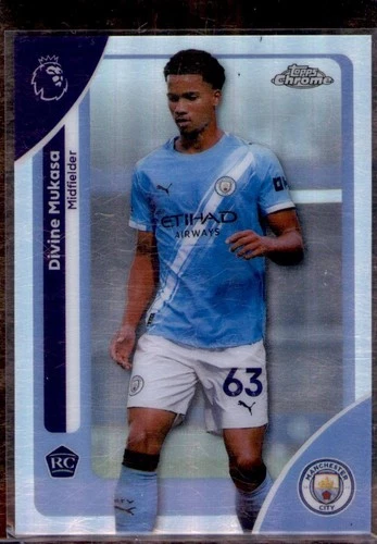 Divine Mukasa #128 2026 Topps Chrome Premier League Refractor