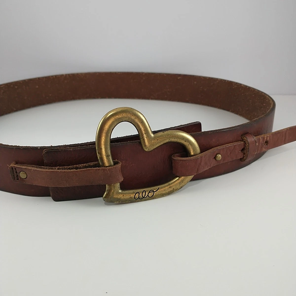 Vintage American Eagle Womens Large Pink Green Adjustable Belts Lot Of 2 American Eagle Outfitters Women main image 4