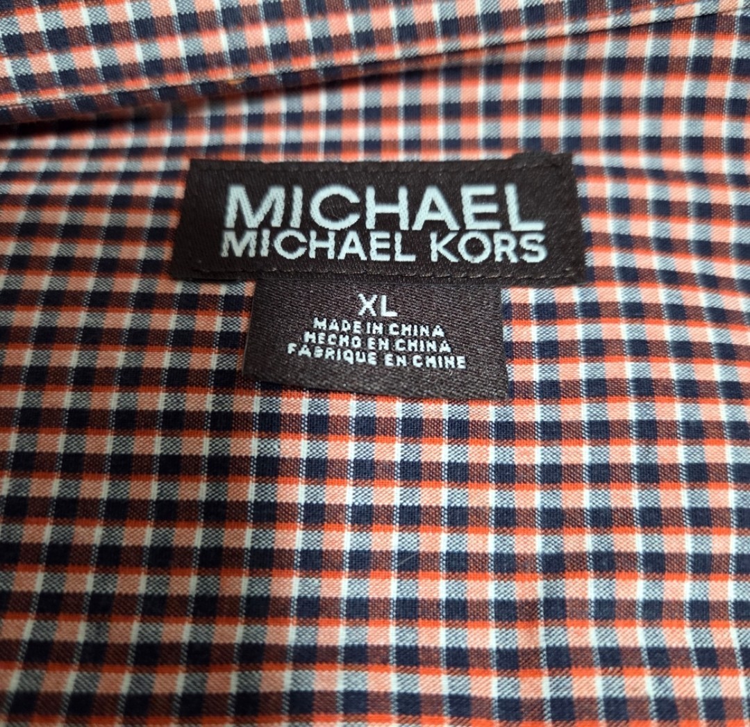 Michael Kors Multi-colored Checkered Button Down … - image 3