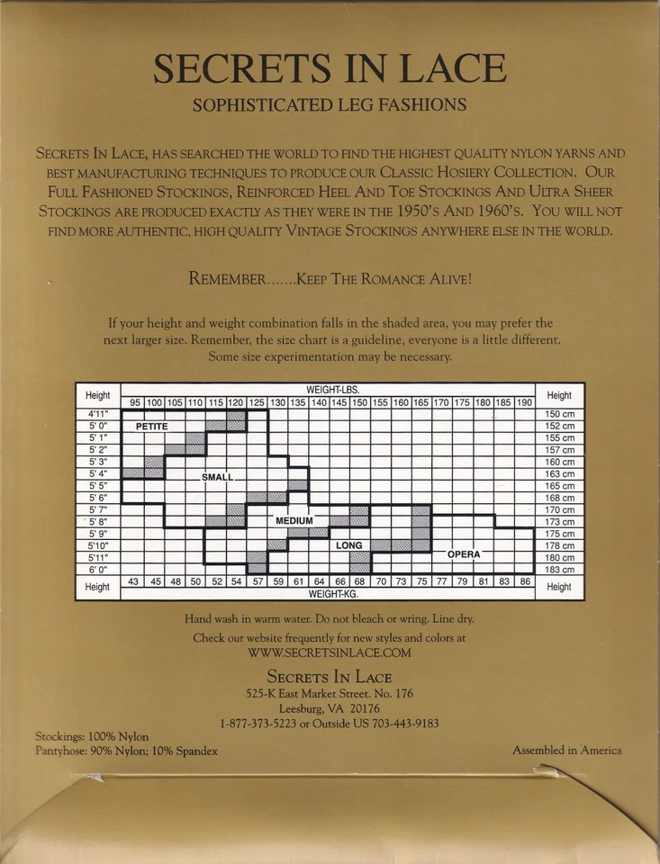 Nylonstrümpfe Naht SECRETS IN LACE Kontrastfarbe. M. Fully Fashioned Strümpfe. - Bild 4 von 4