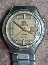 Orient TriStar JH-4330 orologio uomo automatico 21 jewels day-date acciaio