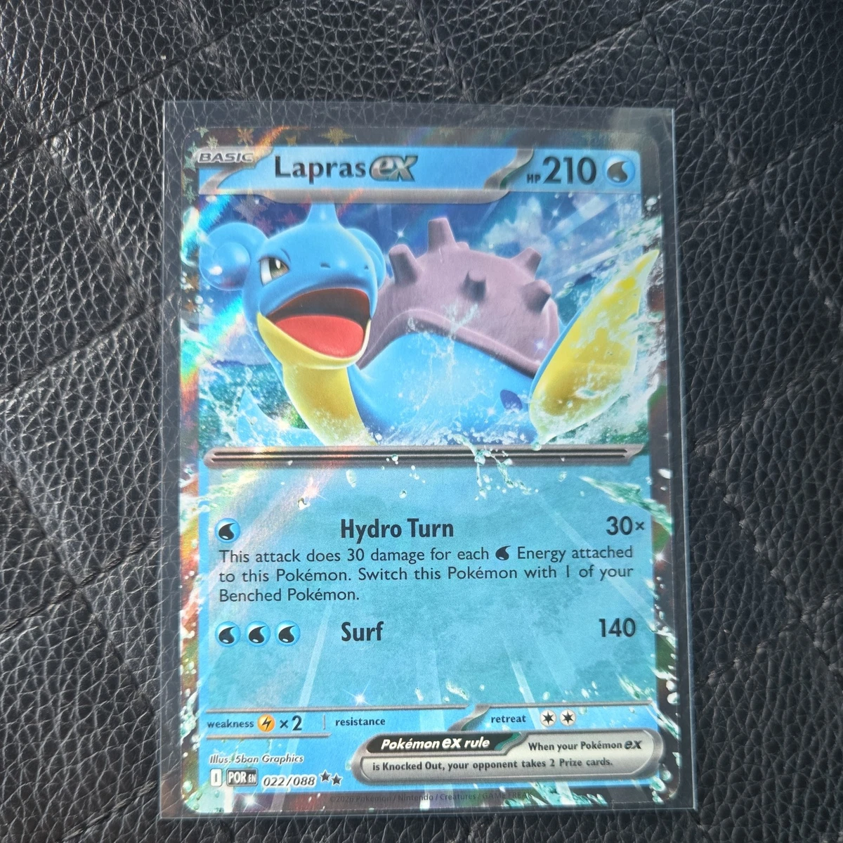 lapras ex pokemon card value 032/142 Colorless Confuse Ray (30) The Defending Pokmon is now Confused Lapras ex 022/088 - Double