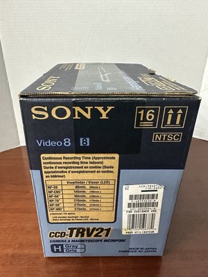 Mint Sony Handycam CCD-TRV21 8mm Camcorder Bundle W/box Tested And
