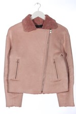 ZARA BASIC Giacca in ecopelle Donna Giacca Taglia IT 38 rosa stile casual