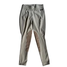 Kerrits Riding Pants Womens Size Small CA# 36890 Tan Knee Patches