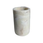 Natural Marble Tumbler – Elegant & Durable Bathroom Accessory