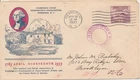 #727 Washington's Headquarters Linprint cachet First Day cover Wash & Char RPO
