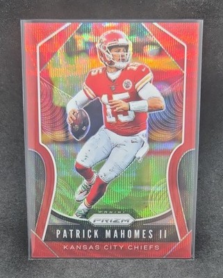 2019 Panini Prizm - Patrick Mahomes II #210 Red Wave Prizm /149