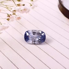 AAA Bi-Color Natural Kashmir Blue Sapphire Cushion Loose Gemstone Cut 14.60 CT
