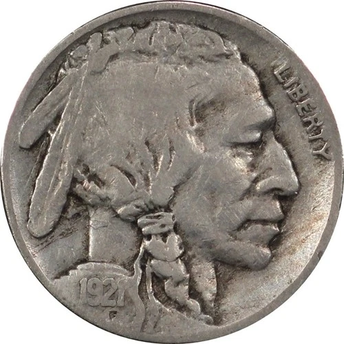 1921-S Fine F Details Buffalo Nickel, Semi-Key Date, Starting at 99c No Reserve!