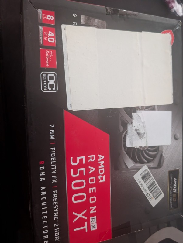 MSI Radeon RX 5500 XT MECH 8GB OC Graphics Card – Boxed – Fully Working