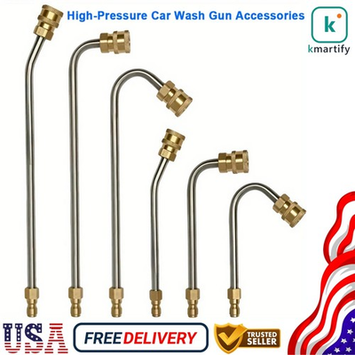 #ad 35cm High Pressure Elbow Washer Gutter Cleaner Lance Wand 1 4quot; Quick Connect USA $10.49