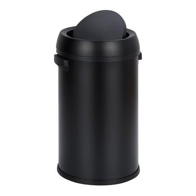17 Gal Stainless Steel Swing Top Trash Can Large Capacity Garbage Bin for Home