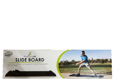 ProsourceFit Slide Board mit Anschlägen Übungsmatte 1,8 m mit Endstoppern Unisex
