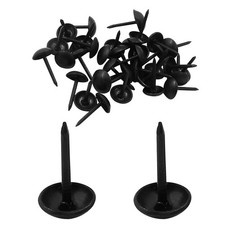 Hitefu 200Pcs Black Upholstery Tacks for Upholstered 7 x 13mm,