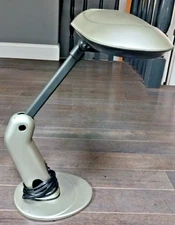 HAMPTON BAY Desk Lamp Model 1127 Gray Lights of America Sun Light EXCELLENT!!!