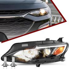 Chevy Malibu Headlight Assembly Bulbs Included for 2019 2020 2021 2022 2023 2024