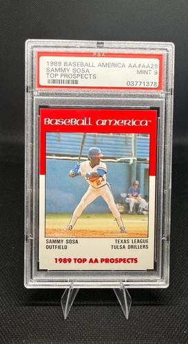 1989 Baseball America Top AA Prospects - Sammy Sosa #AA-29 (RC) PSA 9