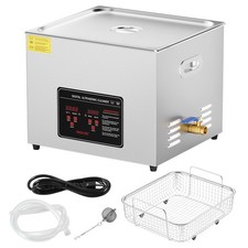 Uimoso 15L Ultrasonic Cleaner with Heater Timer Basket Digital Sonic Machine