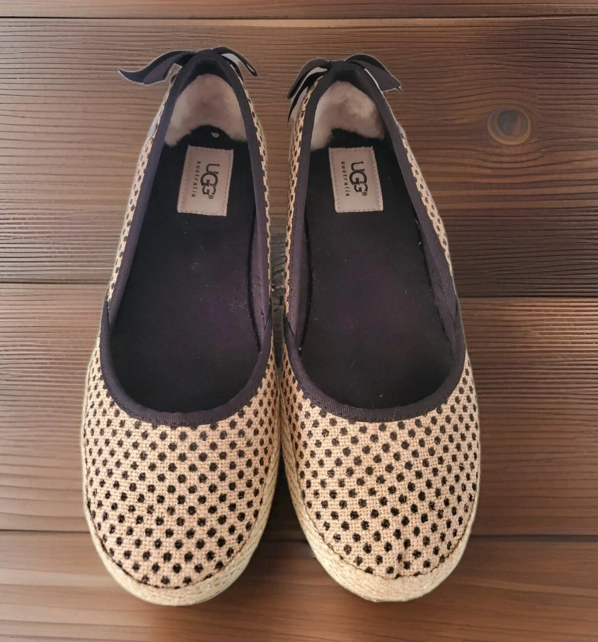 Ballerine donna UGG ESPADRILLAS tessuto taglia 7 5 EU 38 5 STILE 10004329