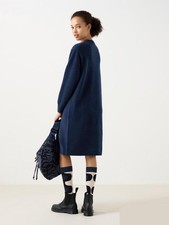 UNIQLO marimekko Brand new Wool Knit Dress L Navy From Japan