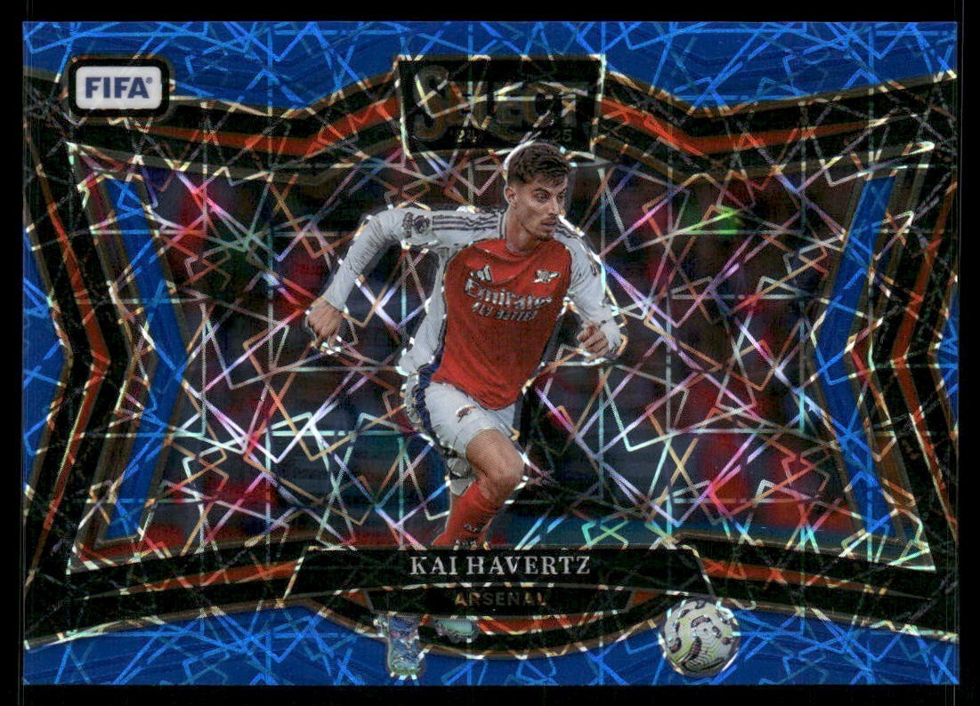 2024-25 Panini Select Fifa - Field Level Kai Havertz #240 Blue Lazer Prizm