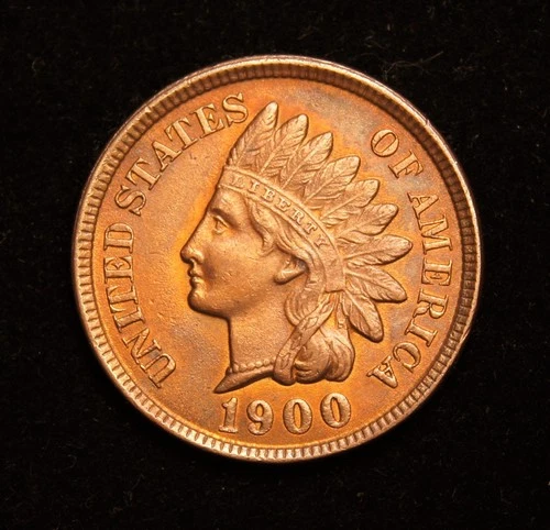 1900 Indian Head Cent  UNC