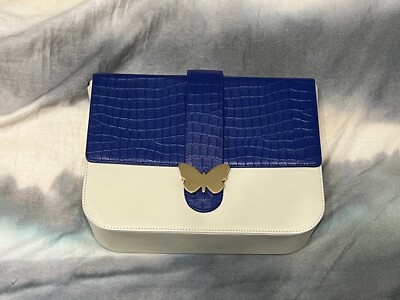 Elizabeth Sutton Collection Butterfly Design Handbag with Matching Strap (NWOT) 
